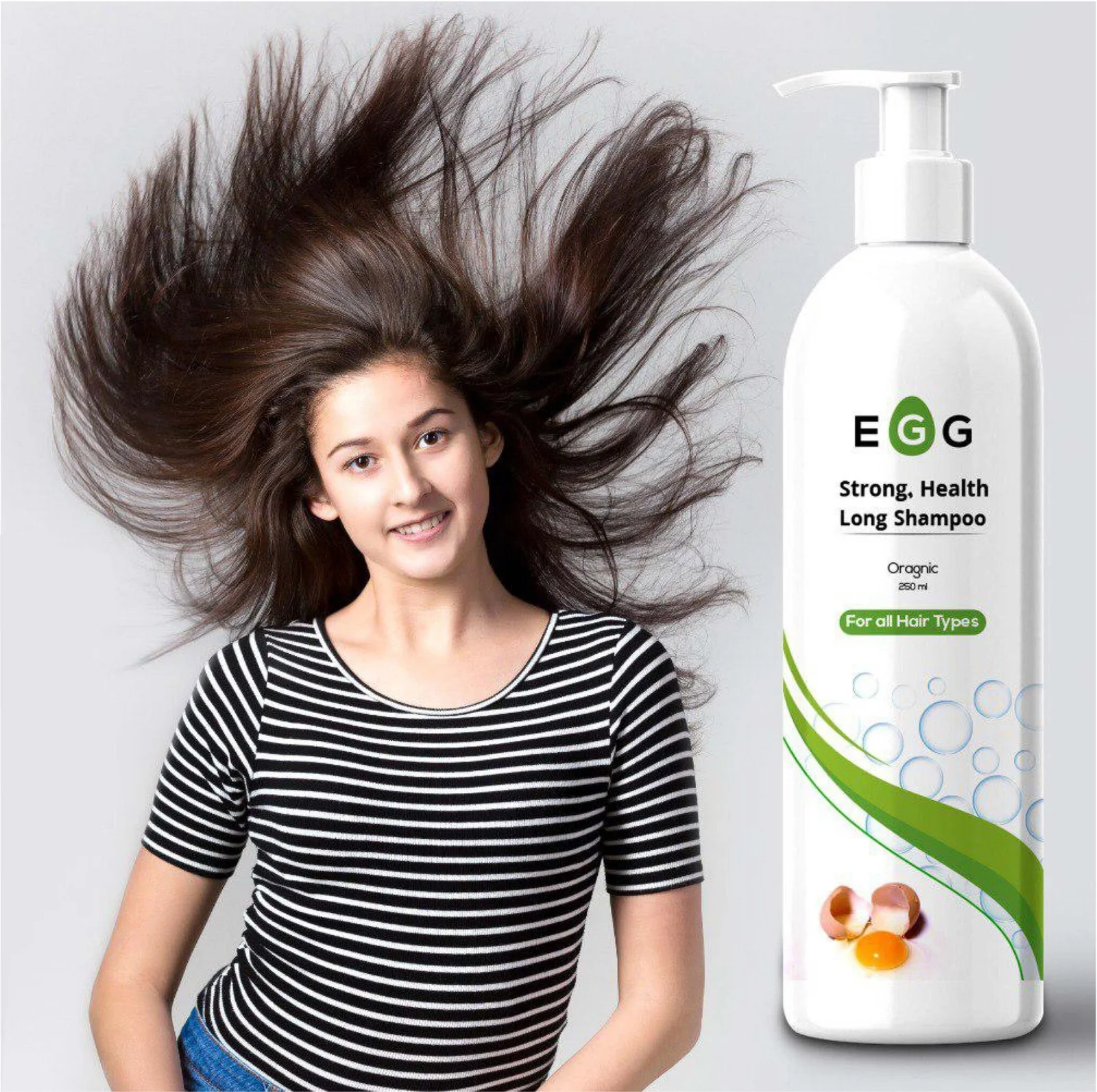 Egg Protein Hair Straightener Shampoo - 200 ml