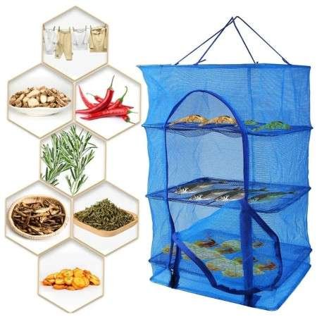 Foldable 4 layer Food Drying Net